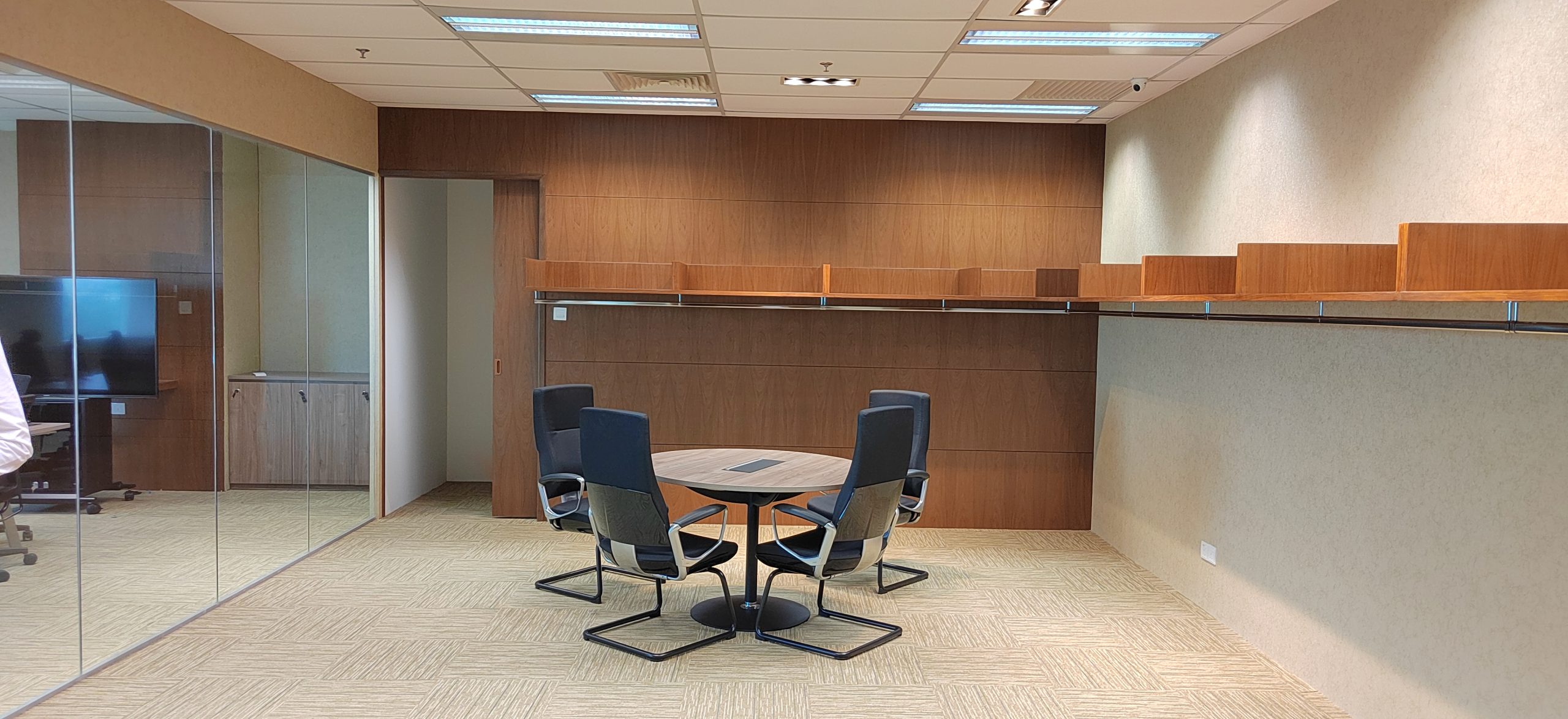 Q Sentral Fully Furnished Office Discussion Area