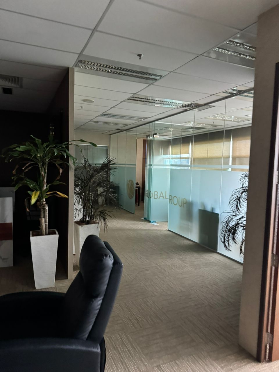 Q Sentral Fully Furnished Office Glass Partition